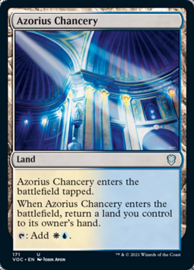 Azorius Chancery [Innistrad: Crimson Vow Commander] | Jack's On Queen