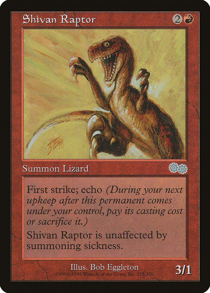 Shivan Raptor [Urza's Saga] | Jack's On Queen