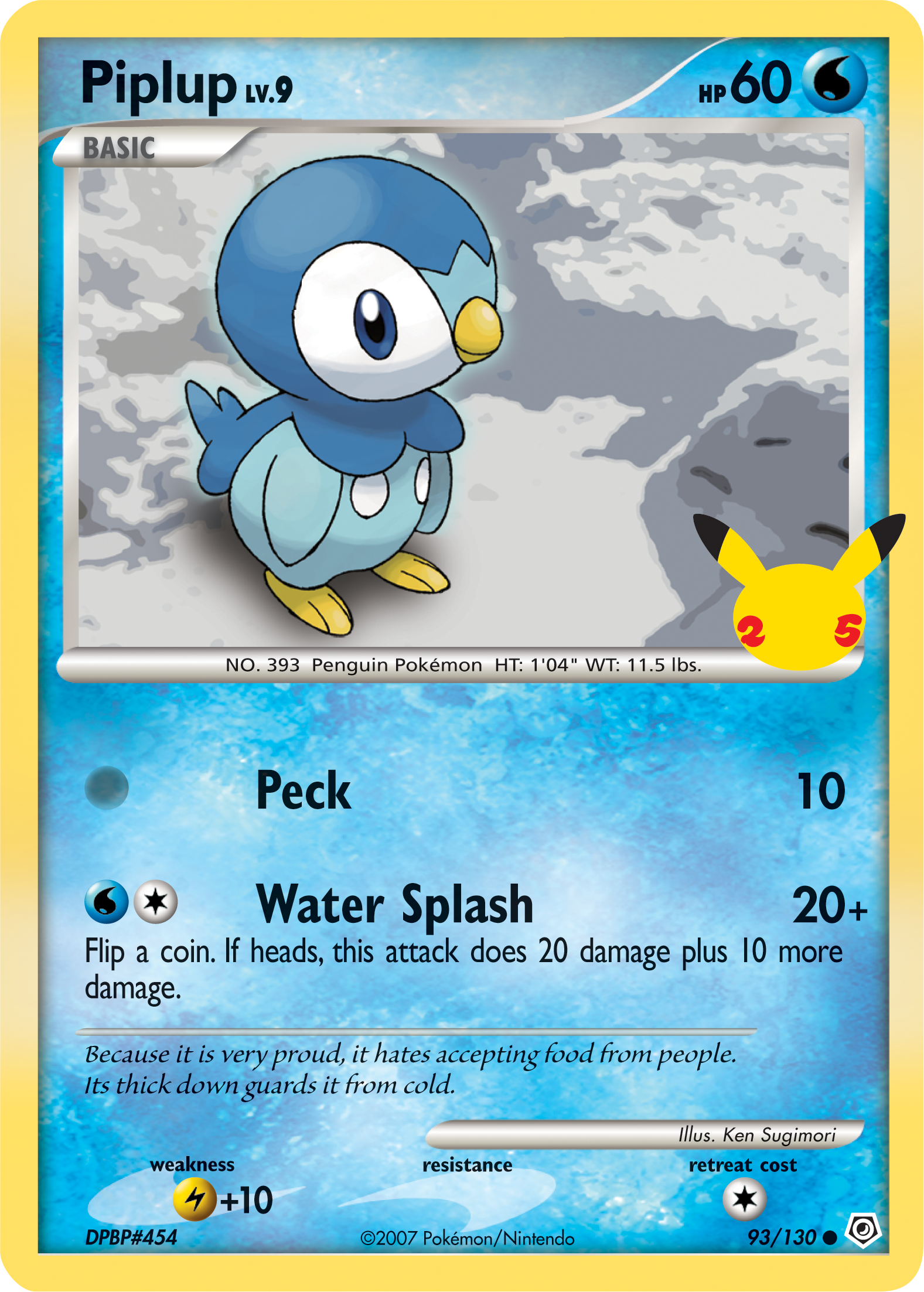 Piplup (93/130) [First Partner Pack] | Jack's On Queen