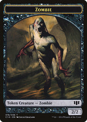 Ob Nixilis of the Black Oath Emblem // Zombie (016/036) Double-sided Token [Commander 2014 Tokens] | Jack's On Queen