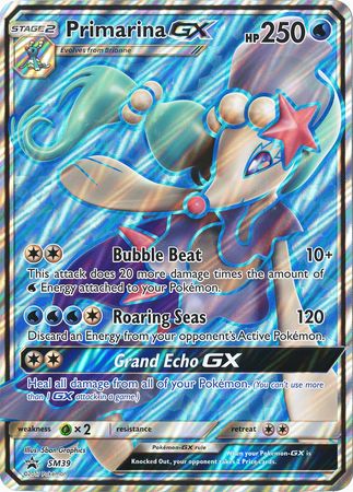 Primarina GX (SM39) (Jumbo Card) [Sun & Moon: Black Star Promos] | Jack's On Queen