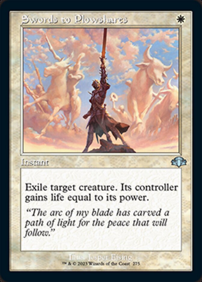 Swords to Plowshares (Retro) [Dominaria Remastered] | Jack's On Queen