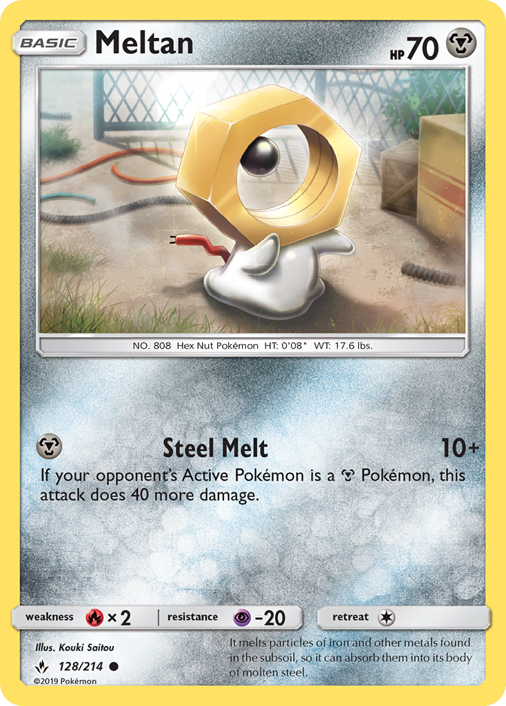 Meltan (128/214) [Sun & Moon: Unbroken Bonds] | Jack's On Queen