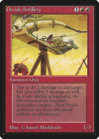 Orcish Artillery [Limited Edition Beta] | Jack's On Queen