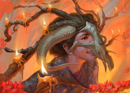 Hedgewitch's Mask Art Card [Innistrad: Midnight Hunt Art Series] | Jack's On Queen