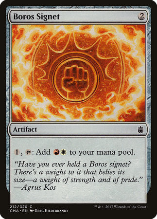 Boros Signet [Commander Anthology] | Jack's On Queen