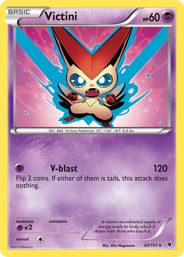 Victini (43/101) [Black & White: Noble Victories] | Jack's On Queen