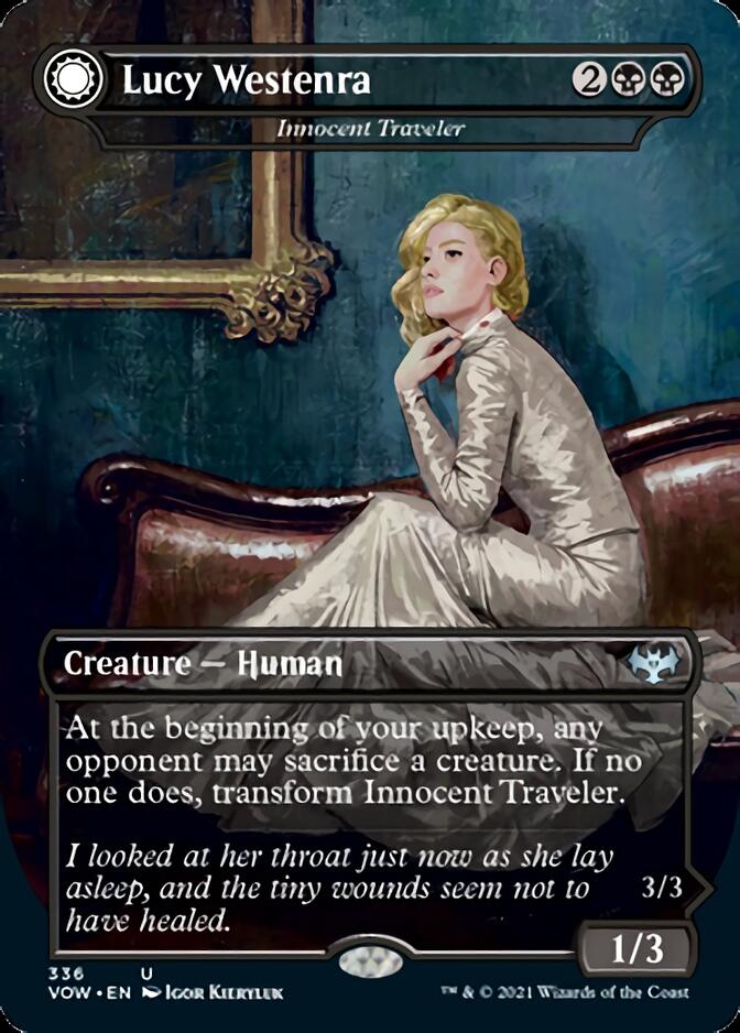 Innocent Traveler // Malicious Invader - Lucy Westenra // Lucy, Arisen Vampire [Innistrad: Crimson Vow] | Jack's On Queen