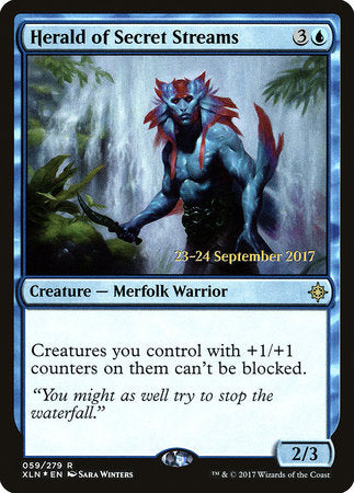 Herald of Secret Streams [Ixalan Promos] | Jack's On Queen