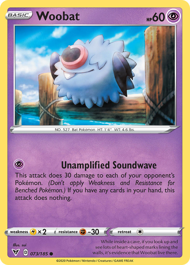 Woobat (073/185) [Sword & Shield: Vivid Voltage] | Jack's On Queen