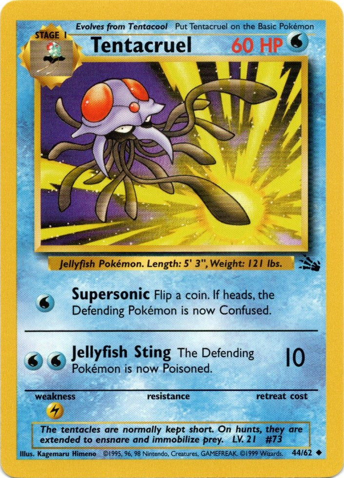 Tentacruel (44/62) [Fossil Unlimited] | Jack's On Queen