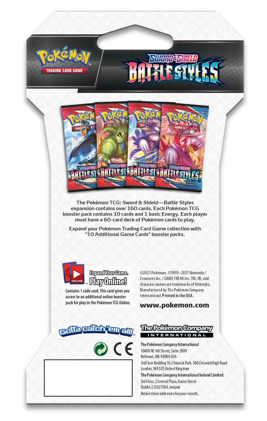Sword & Shield: Battle Styles - Sleeved Booster Pack (Rapid Strike Empoleon V) | Jack's On Queen