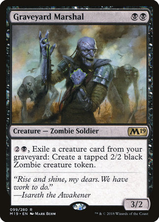 Graveyard Marshal [Core Set 2019] | Jack's On Queen