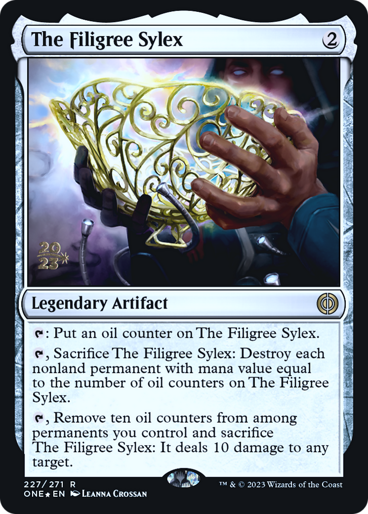 The Filigree Sylex [Phyrexia: All Will Be One Prerelease Promos] | Jack's On Queen