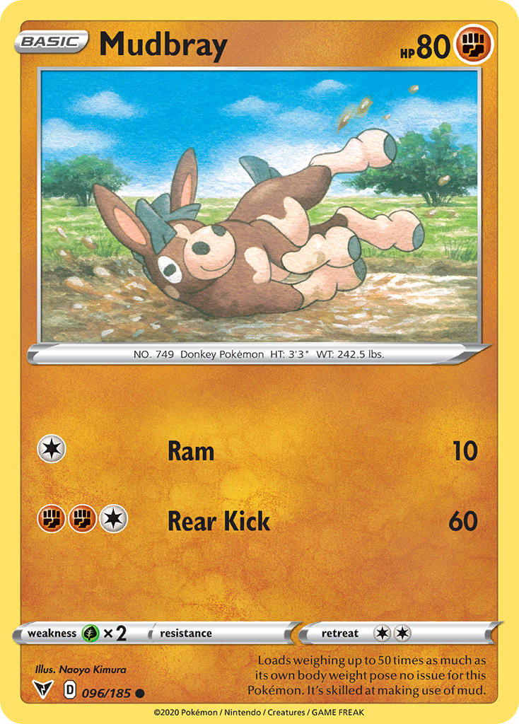 Mudbray (096/185) [Sword & Shield: Vivid Voltage] | Jack's On Queen