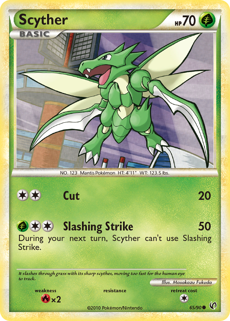 Scyther (65/90) [HeartGold & SoulSilver: Undaunted] | Jack's On Queen
