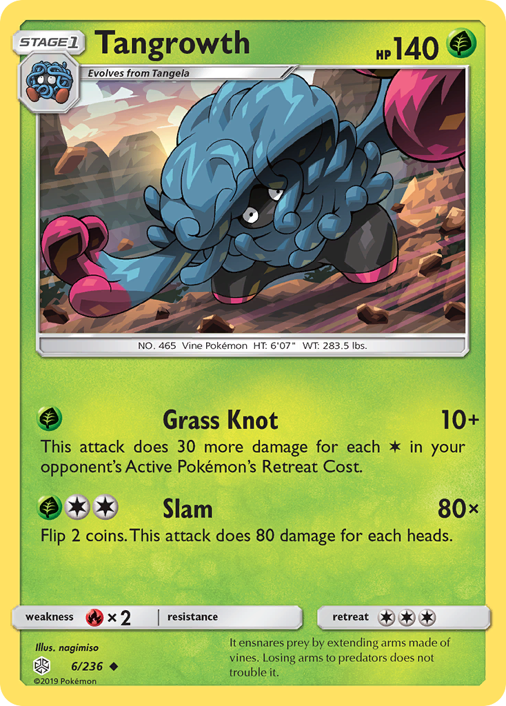 Tangrowth (6/236) [Sun & Moon: Cosmic Eclipse] | Jack's On Queen