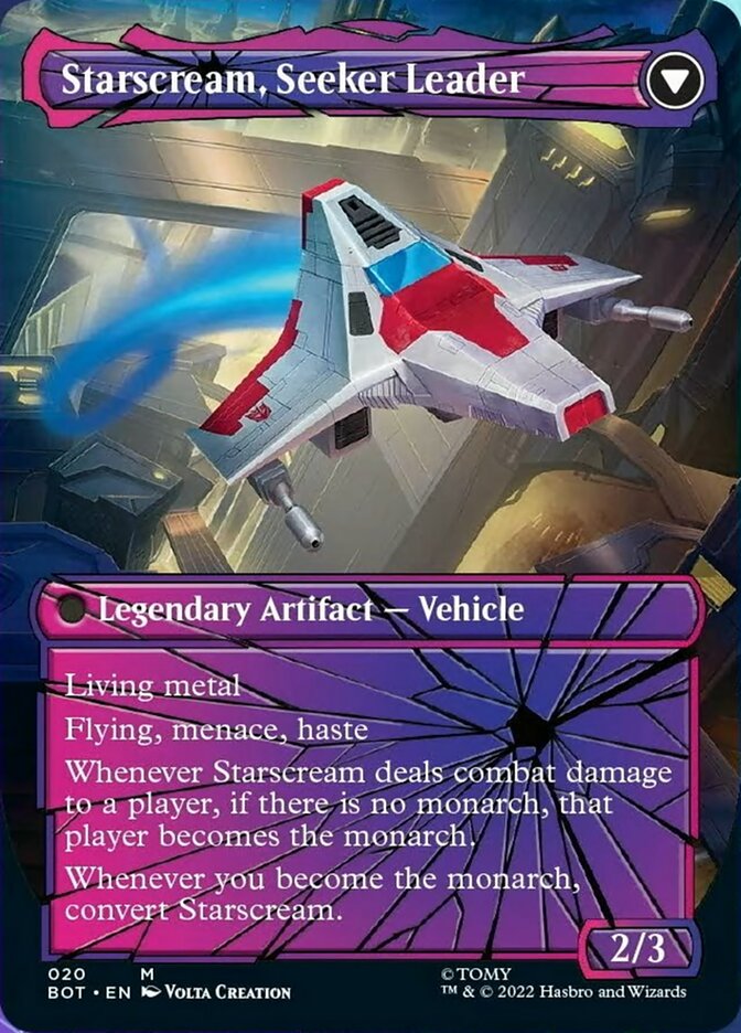 Starscream, Power Hungry // Starscream, Seeker Leader (Shattered Glass) [Universes Beyond: Transformers] | Jack's On Queen