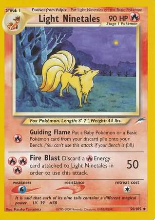 Light Ninetales (50/105) [Neo Destiny Unlimited] | Jack's On Queen