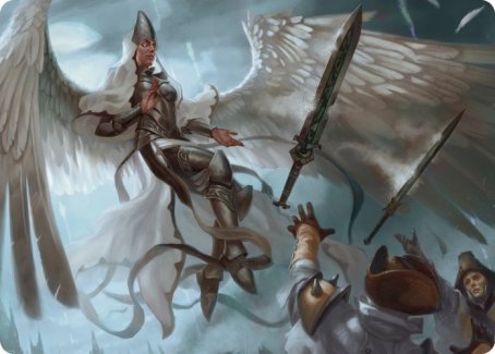 Angelic Quartermaster Art Card [Innistrad: Crimson Vow Art Series] | Jack's On Queen