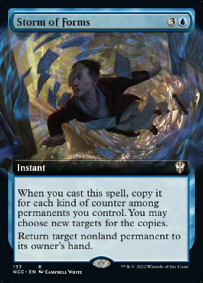 Storm of Forms (Extended Art) [Streets of New Capenna Commander] | Jack's On Queen