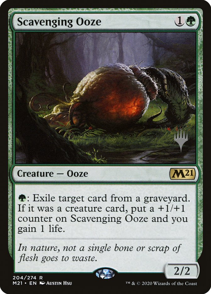 Scavenging Ooze (Promo Pack) [Core Set 2021 Promos] | Jack's On Queen