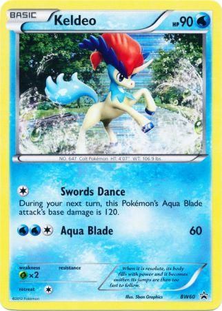 Keldeo (BW60) (Non Holo) [Black & White: Black Star Promos] | Jack's On Queen