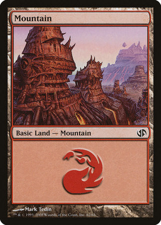 Mountain (62) [Duel Decks: Jace vs. Chandra] | Jack's On Queen