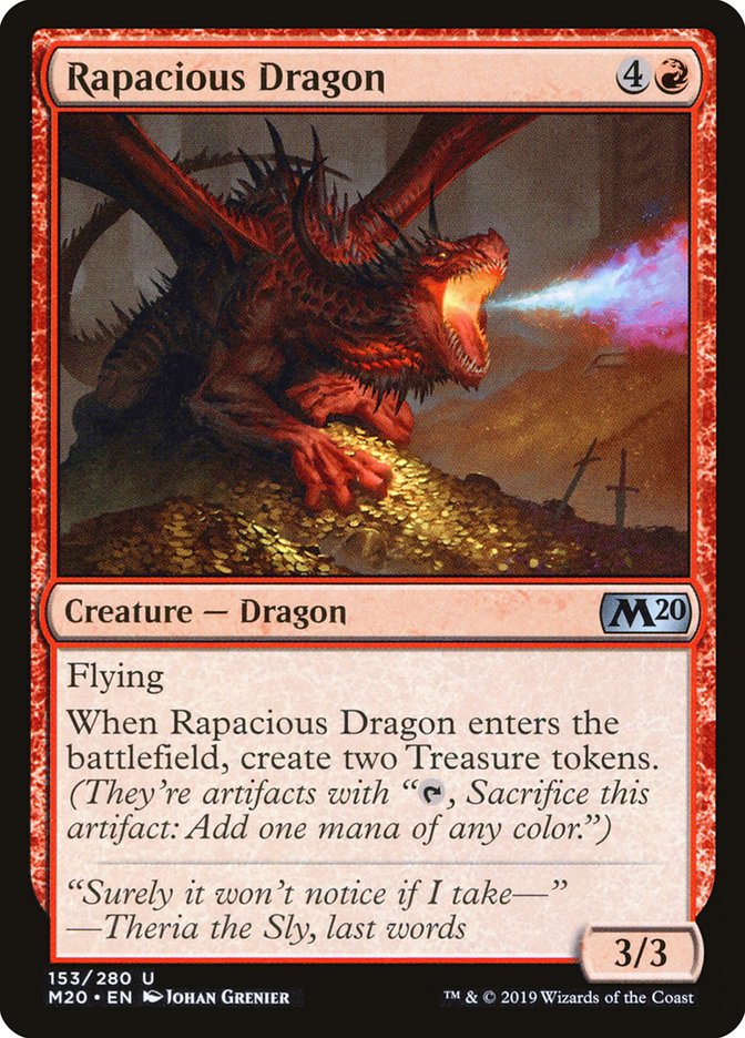 Rapacious Dragon [Core Set 2020] | Jack's On Queen