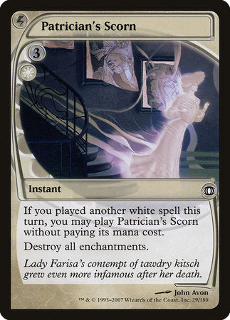 Patrician's Scorn [Future Sight] | Jack's On Queen