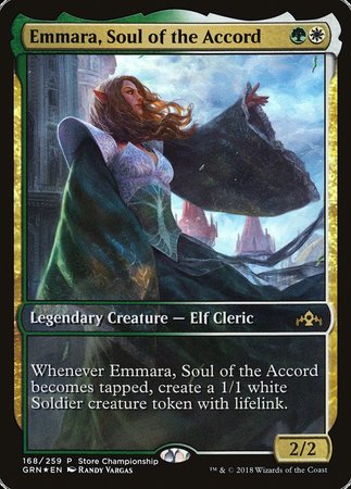 Emmara, Soul of the Accord [Guilds of Ravnica Promos] | Jack's On Queen