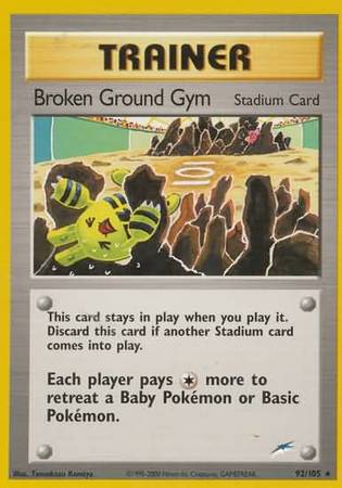 Broken Ground Gym (92/105) [Neo Destiny Unlimited] | Jack's On Queen