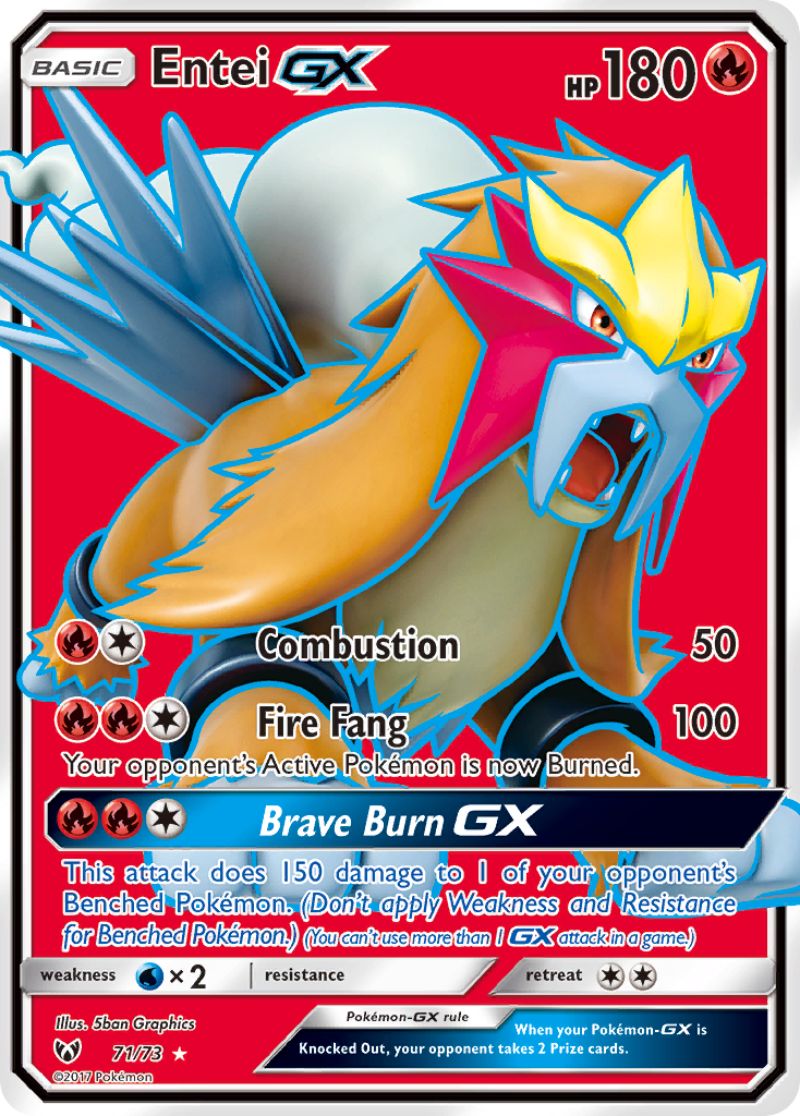 Entei GX (71/73) [Sun & Moon: Shining Legends] | Jack's On Queen