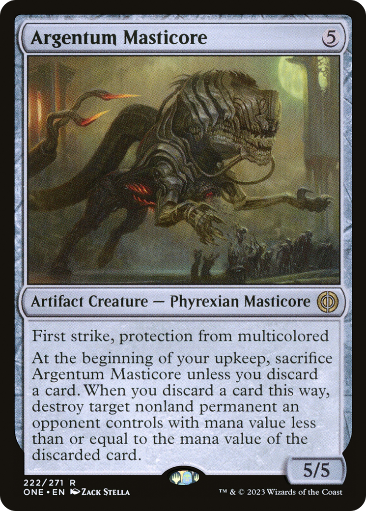 Argentum Masticore [Phyrexia: All Will Be One] | Jack's On Queen