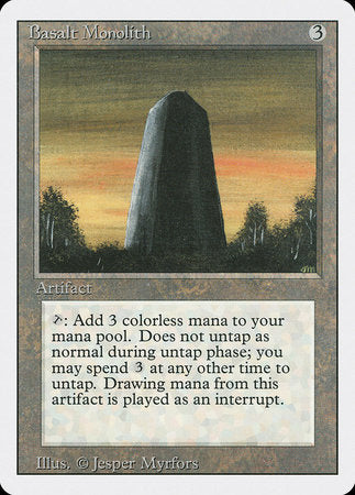 Basalt Monolith [Revised Edition] | Jack's On Queen