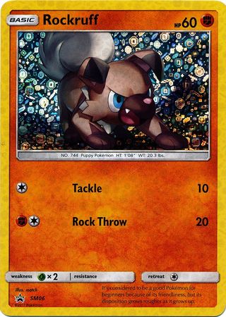 Rockruff (SM06) (General Mills Promo) [Sun & Moon: Black Star Promos] | Jack's On Queen