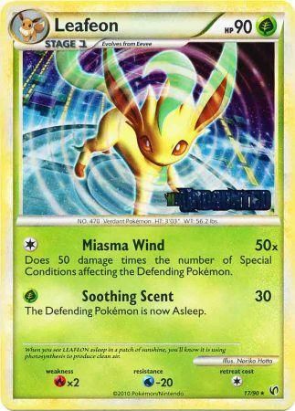Leafeon (17/90) (Prerelease Promo) [Nintendo: Black Star Promos] | Jack's On Queen