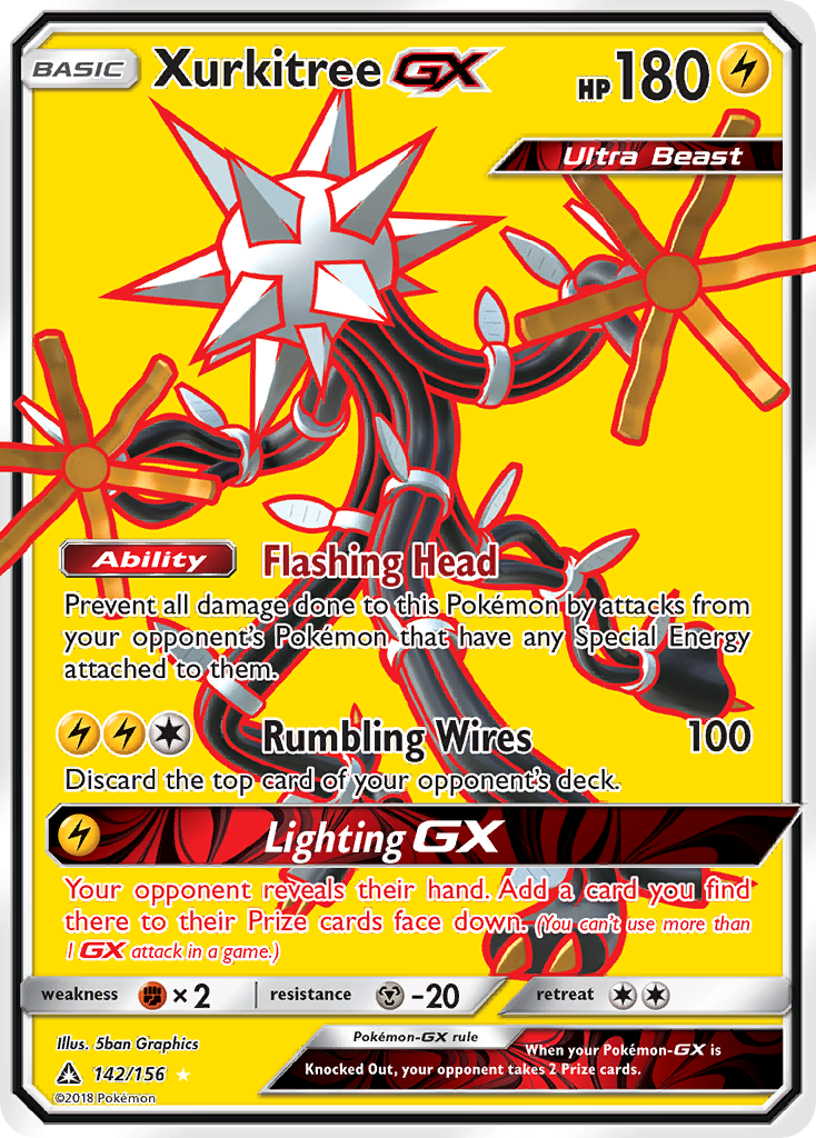 Xurkitree GX (142/156) [Sun & Moon: Ultra Prism] | Jack's On Queen