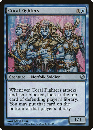 Coral Fighters [Duel Decks: Venser vs. Koth] | Jack's On Queen