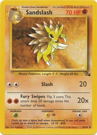 Sandslash (41/62) [Fossil Unlimited] | Jack's On Queen