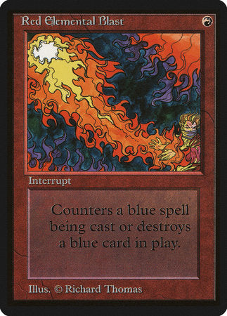 Red Elemental Blast [Limited Edition Beta] | Jack's On Queen
