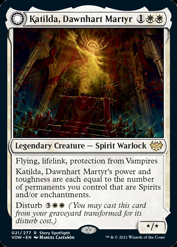 Katilda, Dawnhart Martyr // Katilda's Rising Dawn [Innistrad: Crimson Vow] | Jack's On Queen