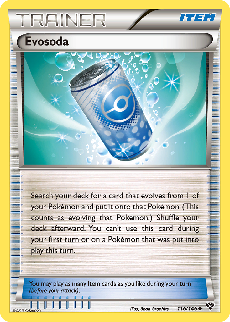 Evosoda (116/146) [XY: Base Set] | Jack's On Queen