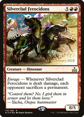 Silverclad Ferocidons [Rivals of Ixalan Promos] | Jack's On Queen
