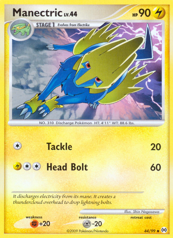 Manectric (44/99) [Platinum: Arceus] | Jack's On Queen