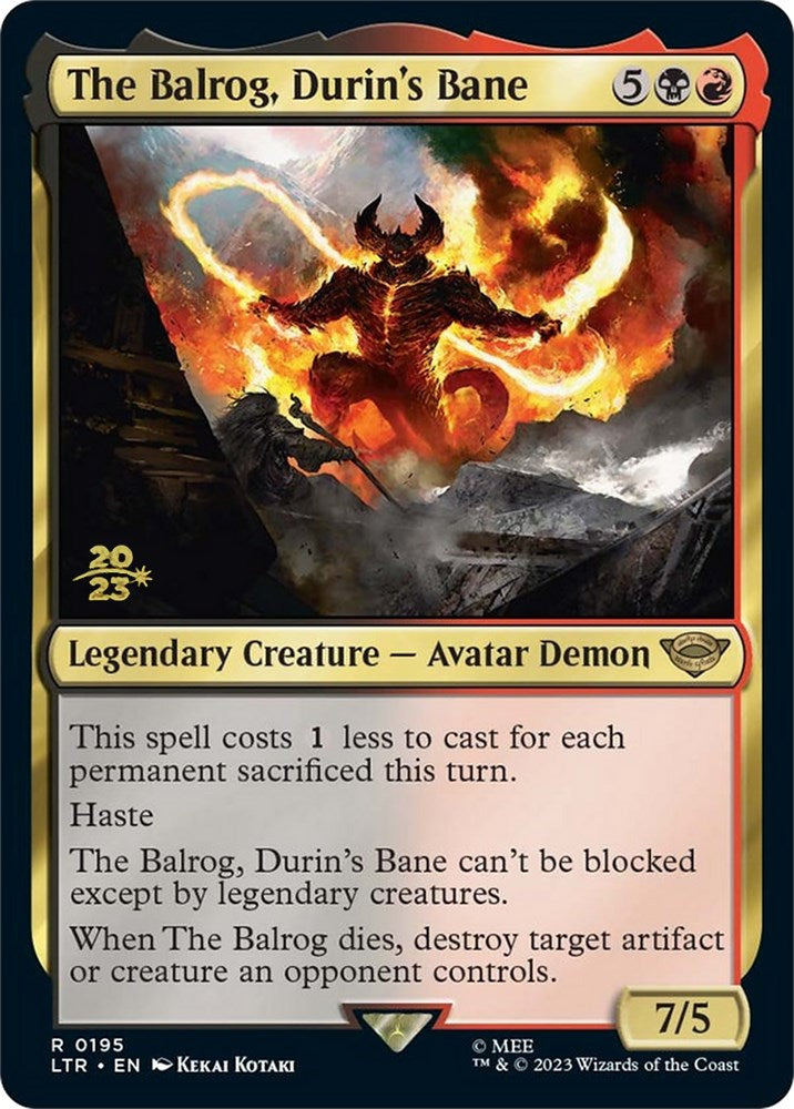 The Balrog, Durin's Bane [The Lord of the Rings: Tales of Middle-Earth Prerelease Promos] | Jack's On Queen