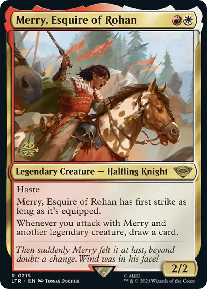 Merry, Esquire of Rohan [The Lord of the Rings: Tales of Middle-Earth Prerelease Promos] | Jack's On Queen