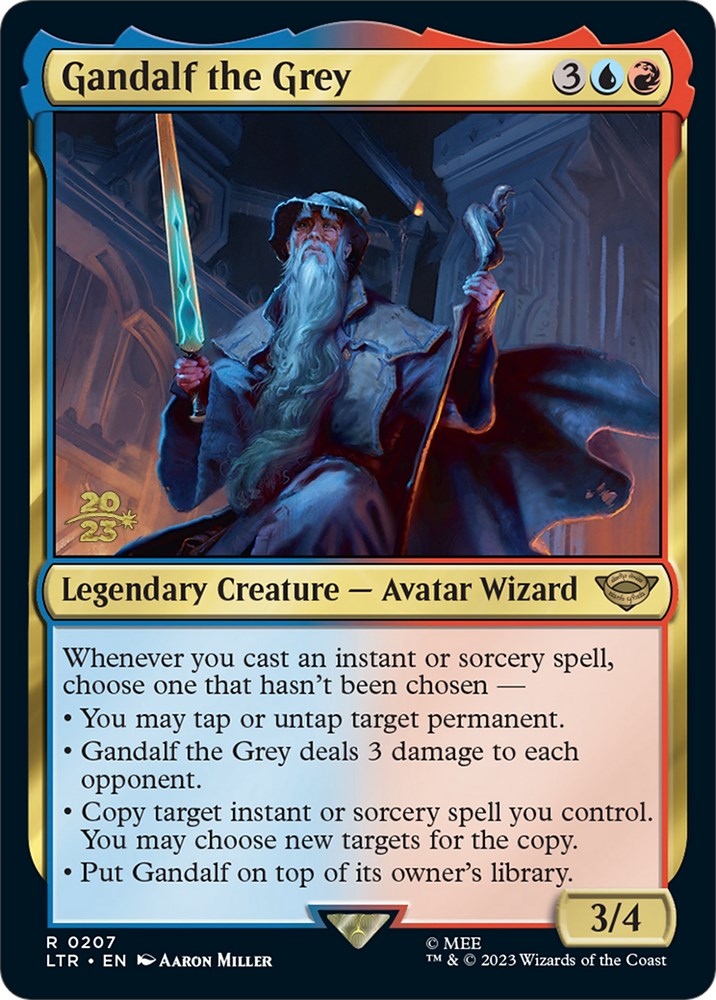 Gandalf the Grey [The Lord of the Rings: Tales of Middle-Earth Prerelease Promos] | Jack's On Queen