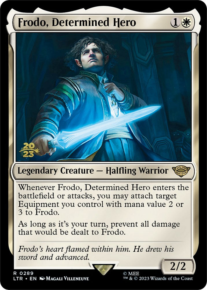 Frodo, Determined Hero [The Lord of the Rings: Tales of Middle-Earth Prerelease Promos] | Jack's On Queen