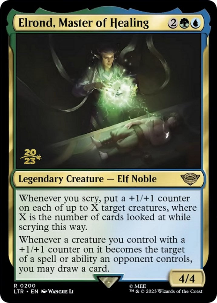 Elrond, Master of Healing [The Lord of the Rings: Tales of Middle-Earth Prerelease Promos] | Jack's On Queen